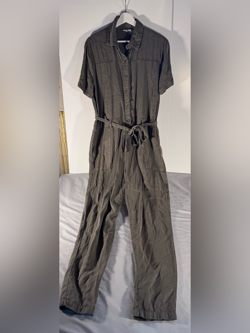 Tentree Women’s Tencel Slater Jumpsuit | Olive Night Green
